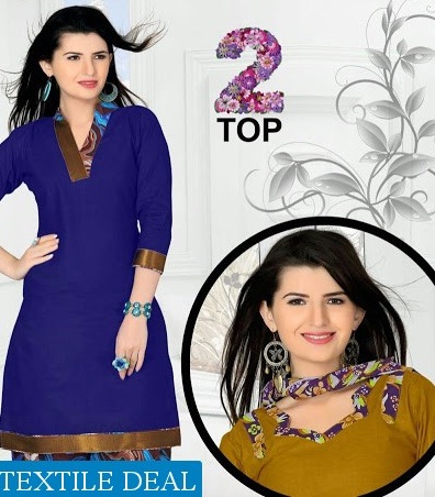 Mastani 2 Top Wholesale Two Top dress material