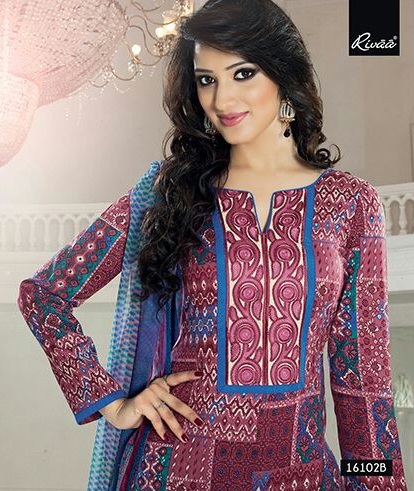 RIVAA 16100 SERIES cASUAL DRESS MATERIAL
