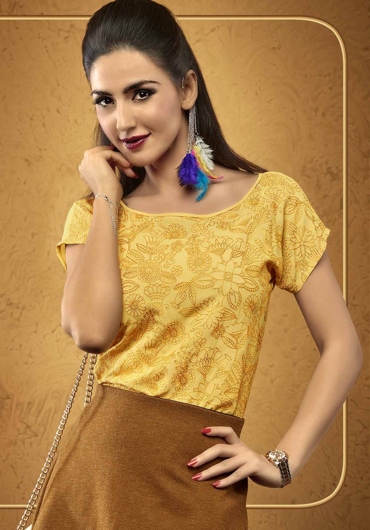 Wild little -11 Wholesale Viscose Fabrics shirt type kurtis