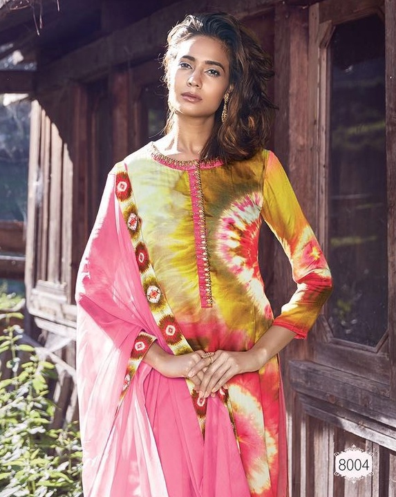 Ganga the colorist Wholesale natural Silk Salwar suits