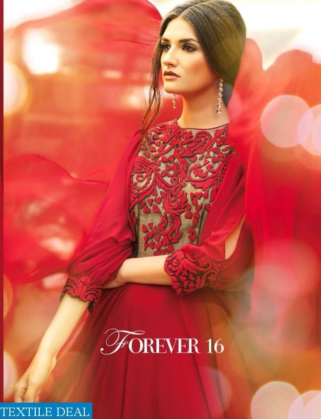 Shivam Forever-16 6660 to 6666 Series Wholesale Ready made Gowns Catalog
