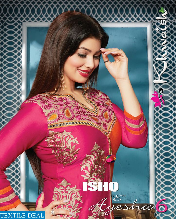 khwaish Ishq e ayesha-6 Wholesale pure cotton Embroidery Salwar kameez