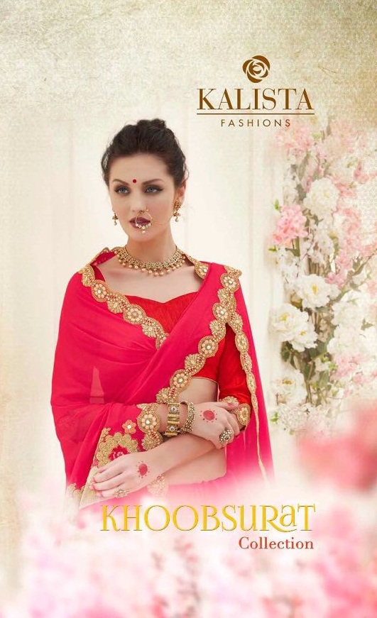 kalista khoobsurat vol-1 Wholesale Celebration Wear Saree Supplier