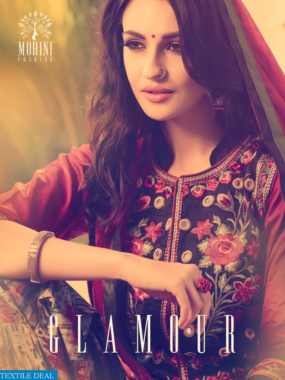 mohini Glamour Premium cotton With jacket Suits