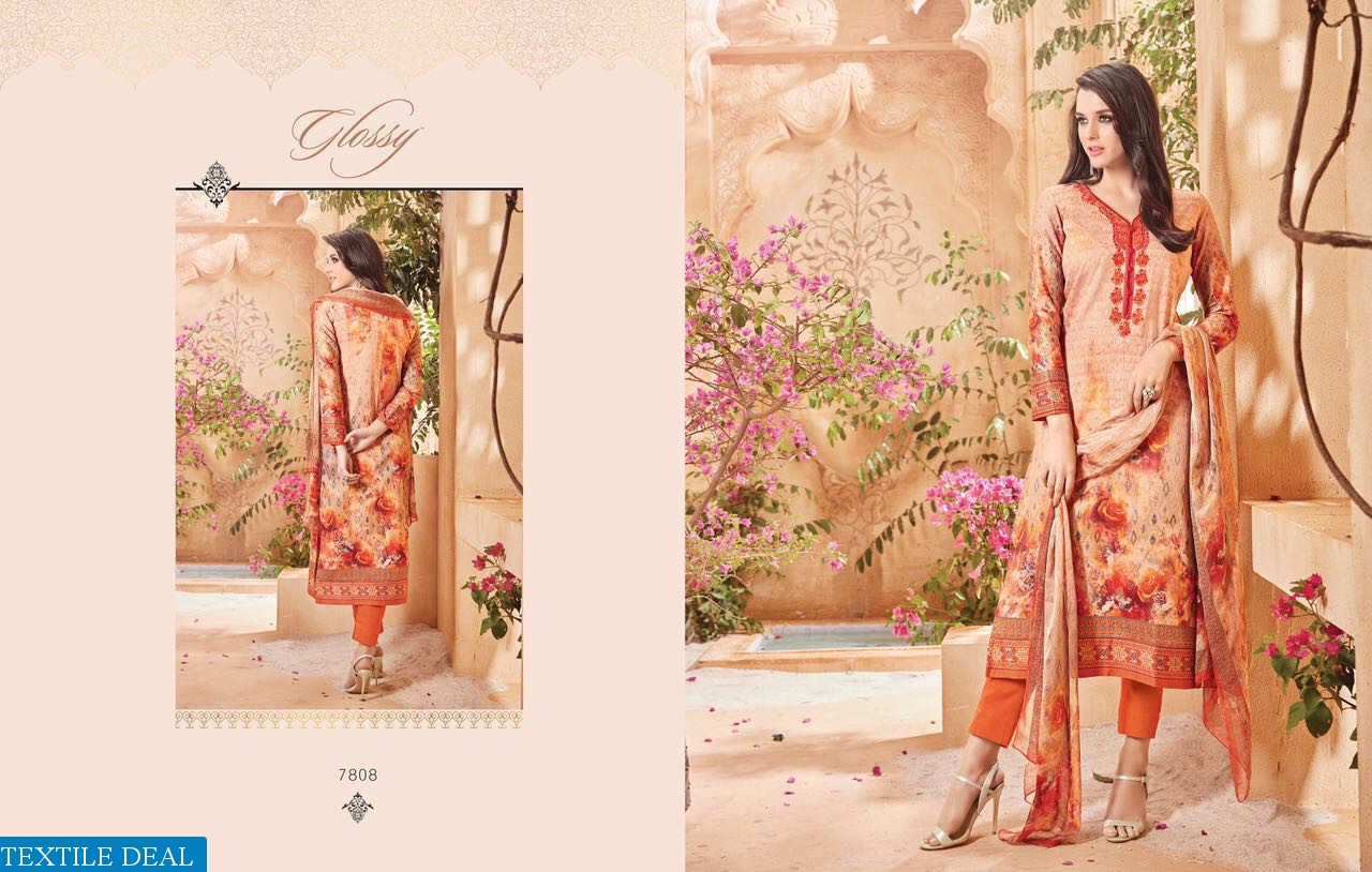 Glossy Simar-2 Wholesale Casual Salwar kameez