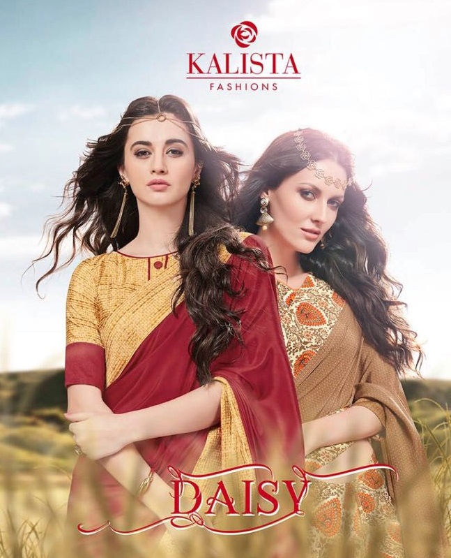 kalista Daisy Wholesale printed Saree special Summer