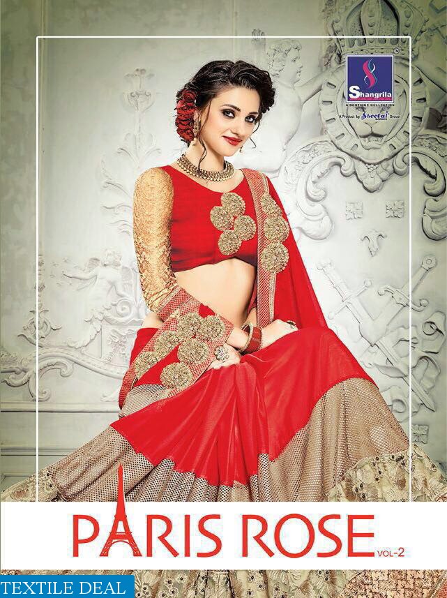 Shangrila paris rose vol-2 Wholesale party-wear Ethnic Saree