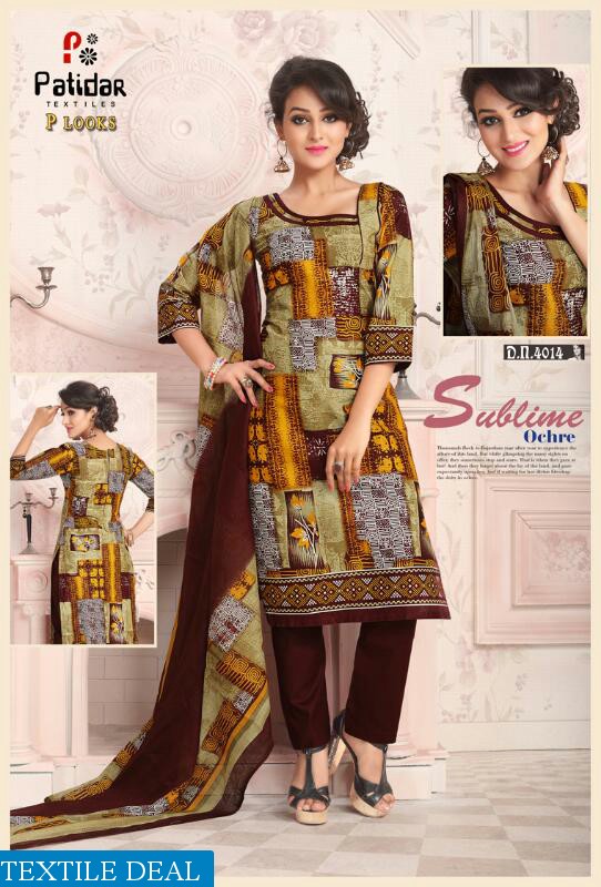 patidar p look vol-4 Wholesale Dress material