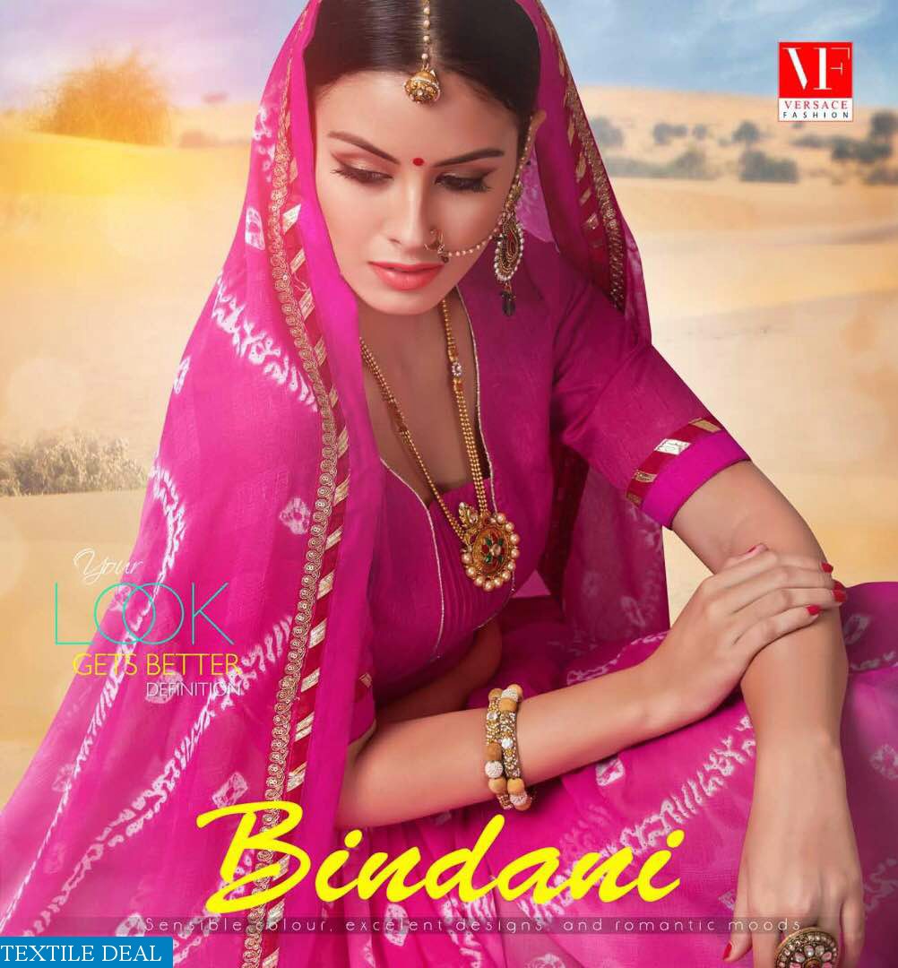 Verseces bindani Wholesale indian bandhani Saree