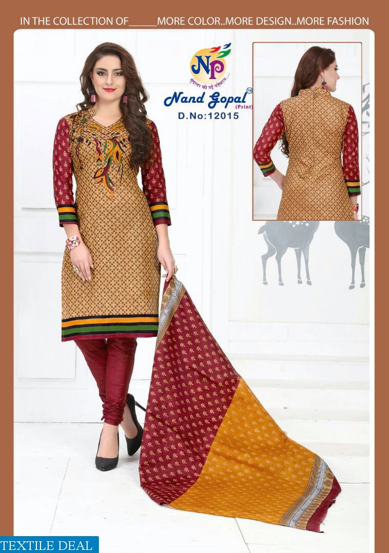 nand Gopal mariegold Wholesale Dress material