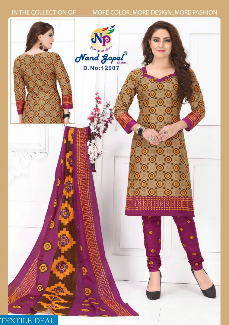 nand Gopal mariegold Wholesale Dress material