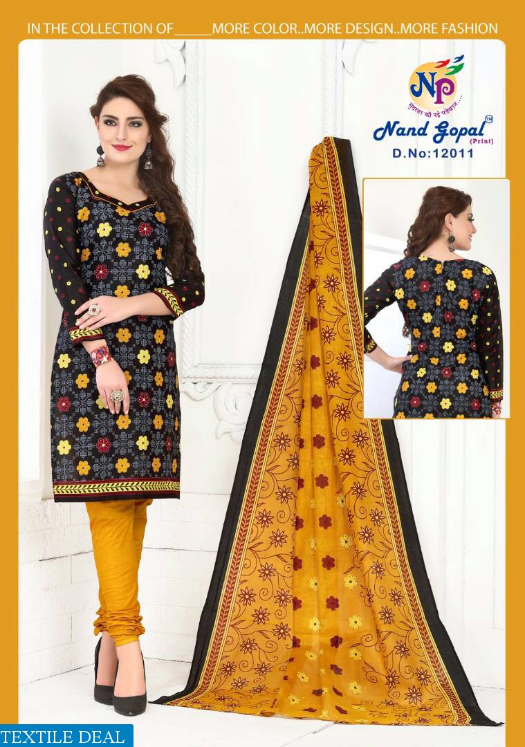 nand Gopal mariegold Wholesale Dress material