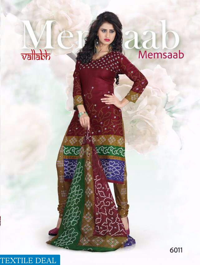vallabh memsaab bandhani Wholesale Dress material