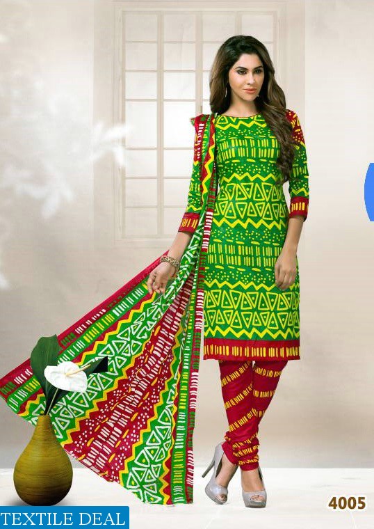 Rutu Suraksha vol-4 Wholesale cotton printed Dress material