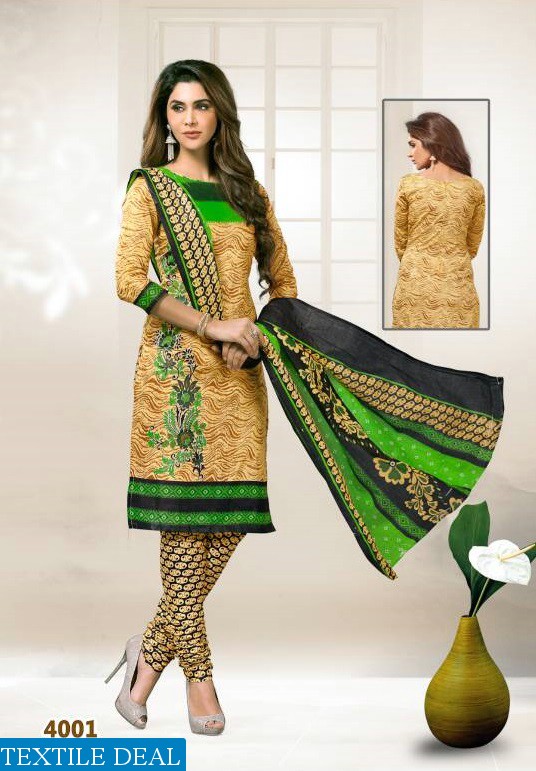 Rutu Suraksha vol-4 Wholesale cotton printed Dress material