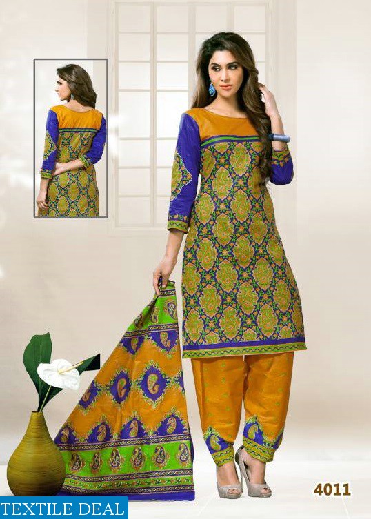 Rutu Suraksha vol-4 Wholesale cotton printed Dress material