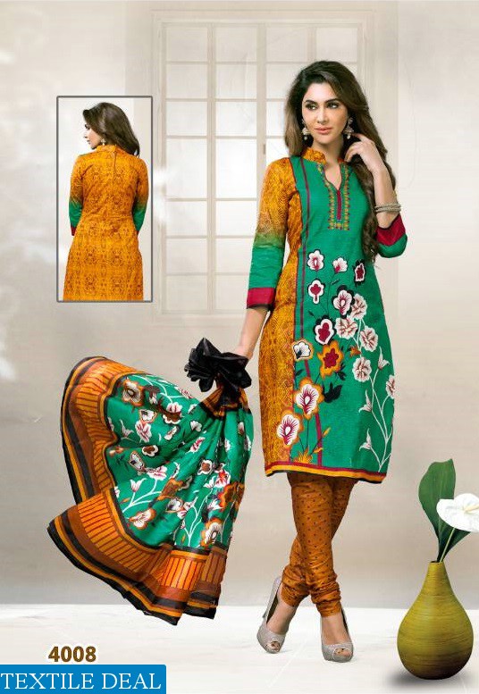 Rutu Suraksha vol-4 Wholesale cotton printed Dress material