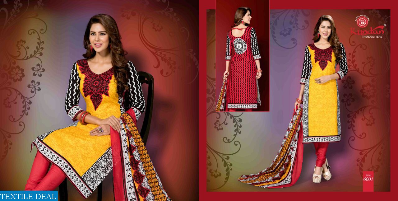 Kundan Rehd Wholesale printed Dress material