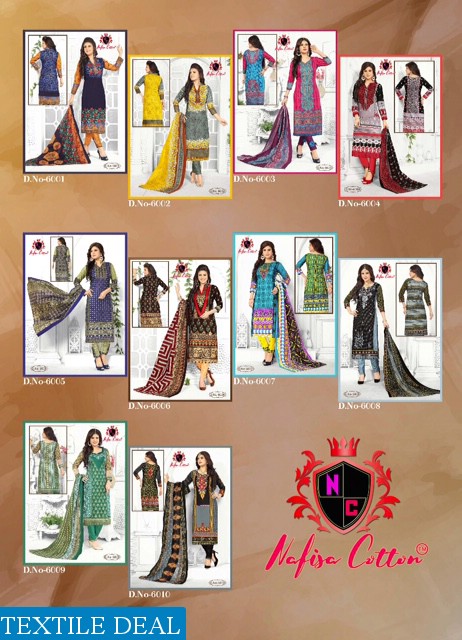 nafisa Zoya karachi cotton Wholesale Dress material