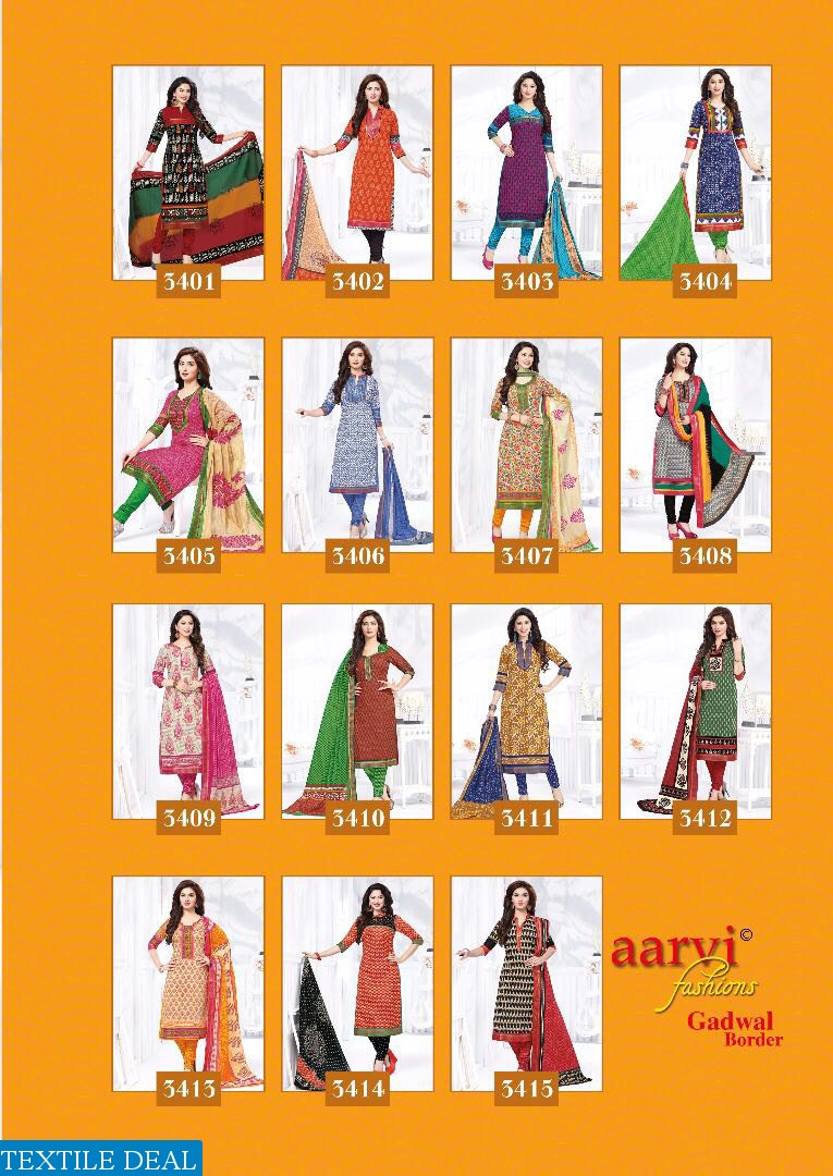 aarvi gadwal border Wholesale cotton print material