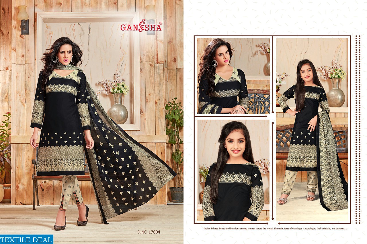 ganesha print vol-17 Wholesale cotton print Dress material