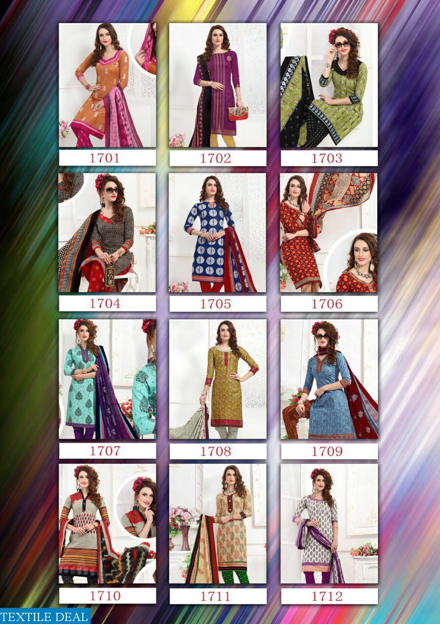 masti satrang vol-17 wholesale cotton dress material