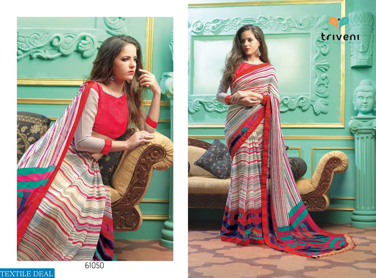 Triveni Elvira vol-5 Wholesale Casual indian Saree