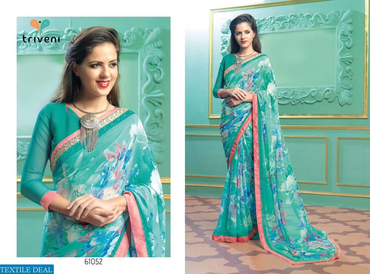 Triveni Elvira vol-5 Wholesale Casual indian Saree