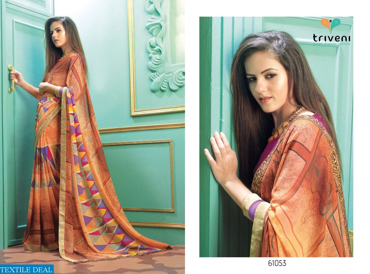 Triveni Elvira vol-5 Wholesale Casual indian Saree