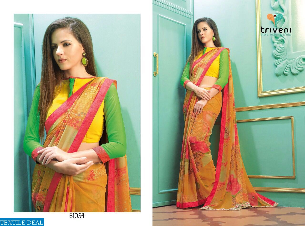 Triveni Elvira vol-5 Wholesale Casual indian Saree