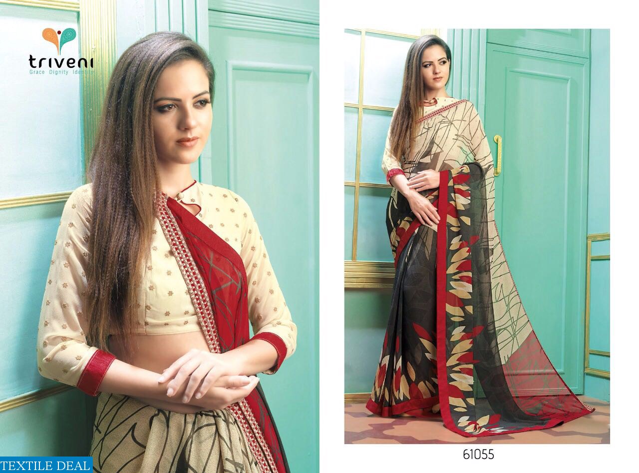 Triveni Elvira vol-5 Wholesale Casual indian Saree