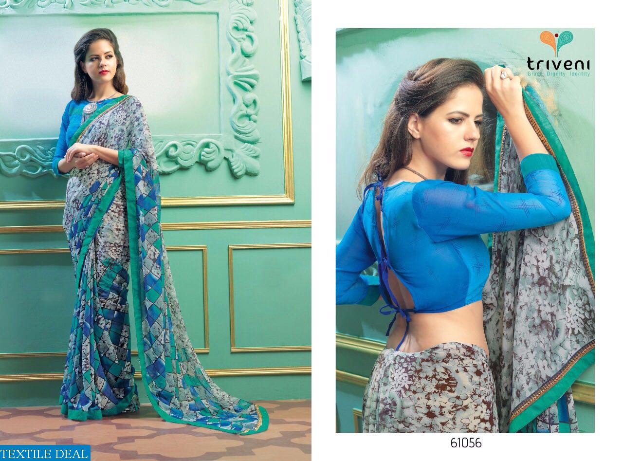 Triveni Elvira vol-5 Wholesale Casual indian Saree