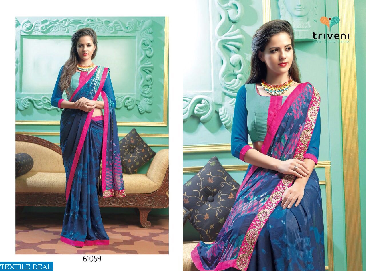 Triveni Elvira vol-5 Wholesale Casual indian Saree