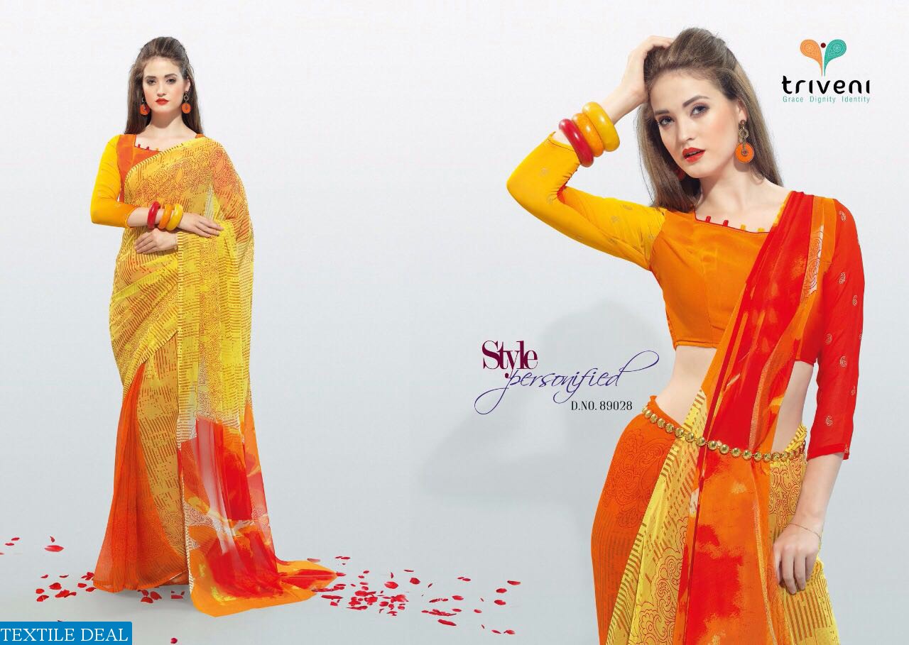 Triveni Peehu Vol-6 Wholesale Colorful Ethnic Saree