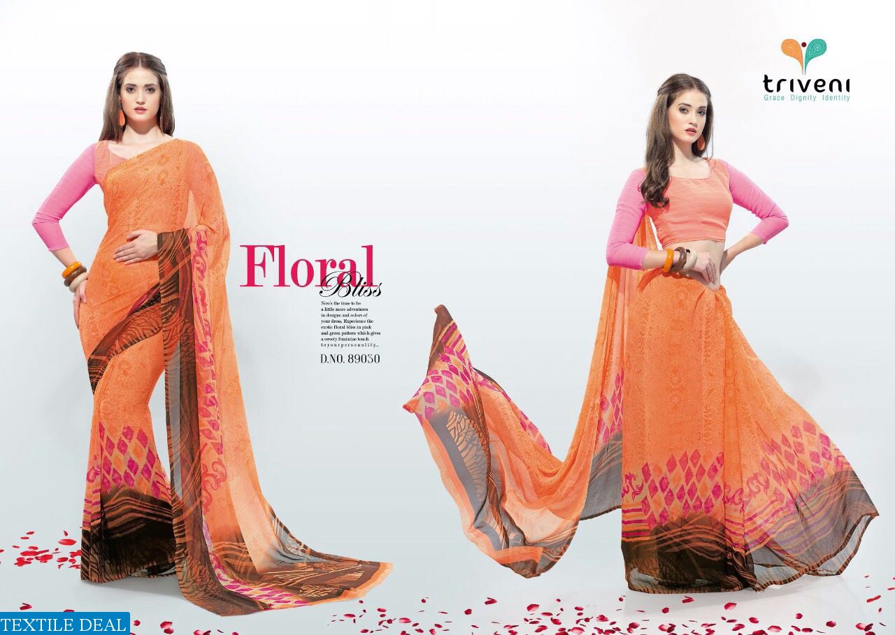 Triveni Peehu Vol-6 Wholesale Colorful Ethnic Saree