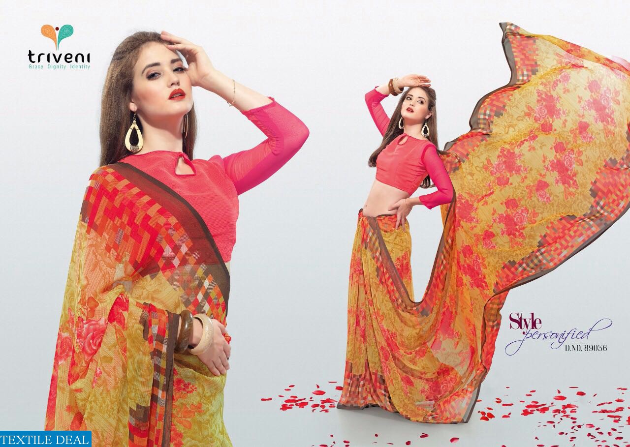 Triveni Peehu Vol-6 Wholesale Colorful Ethnic Saree