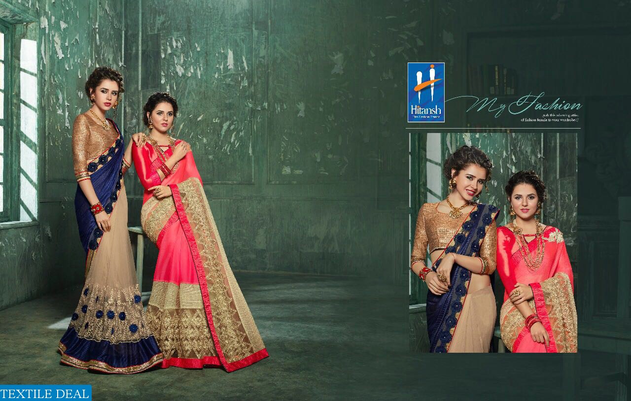 Hitansh fantasy vol-11 Wholesale party-wear Saree