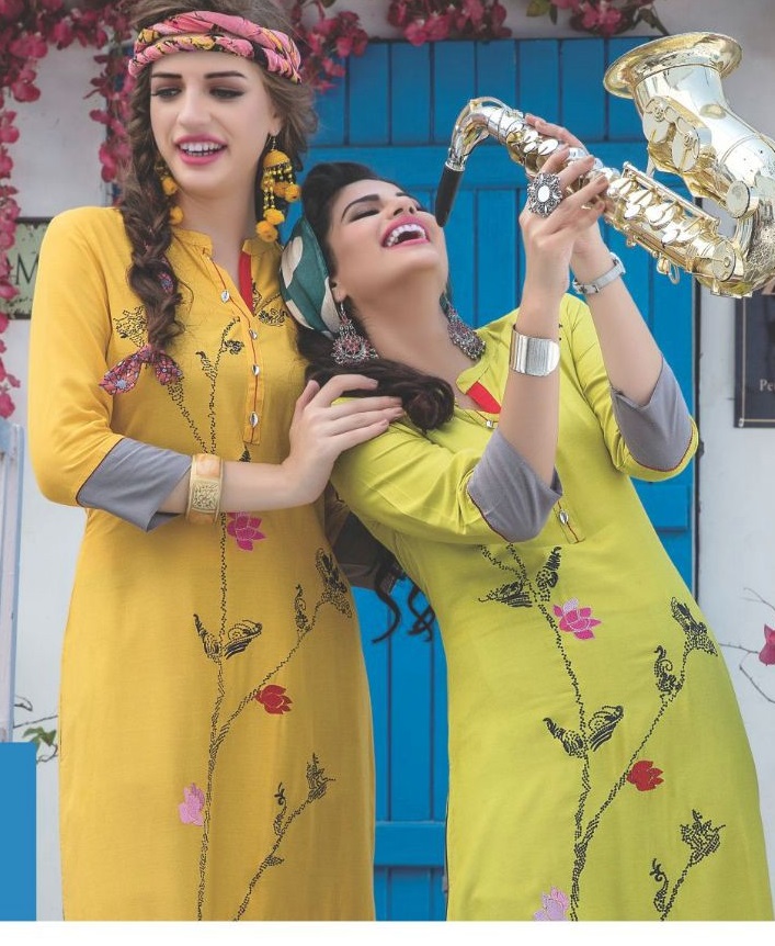 S4u Judwa Wholesale Ready made long kurtis