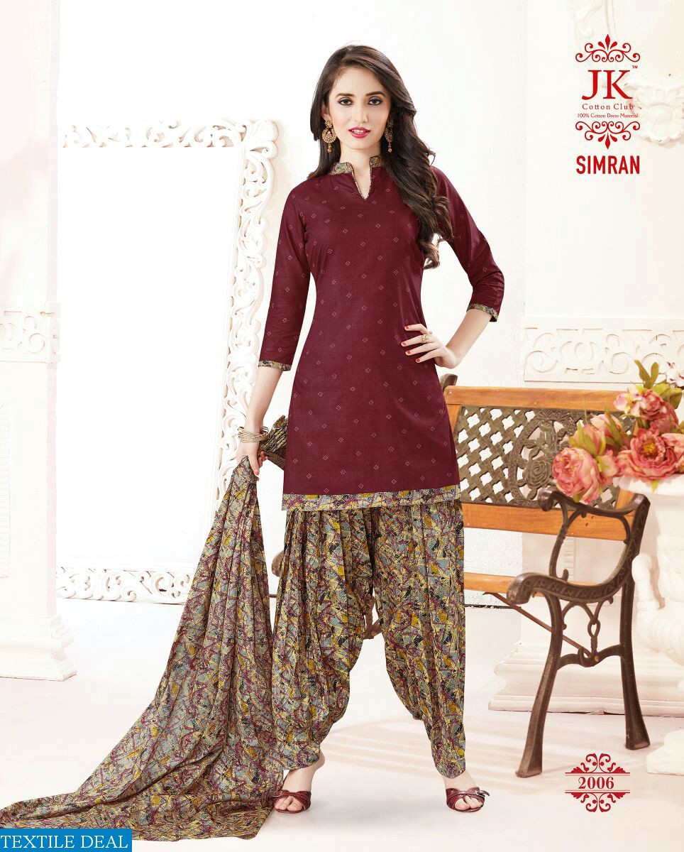 JK simran vol-2  Wholesale cotton printed material
