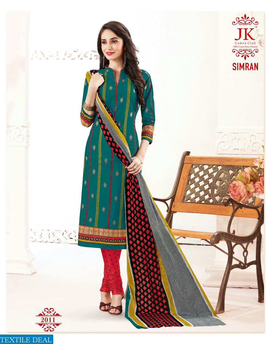 JK simran vol-2  Wholesale cotton printed material