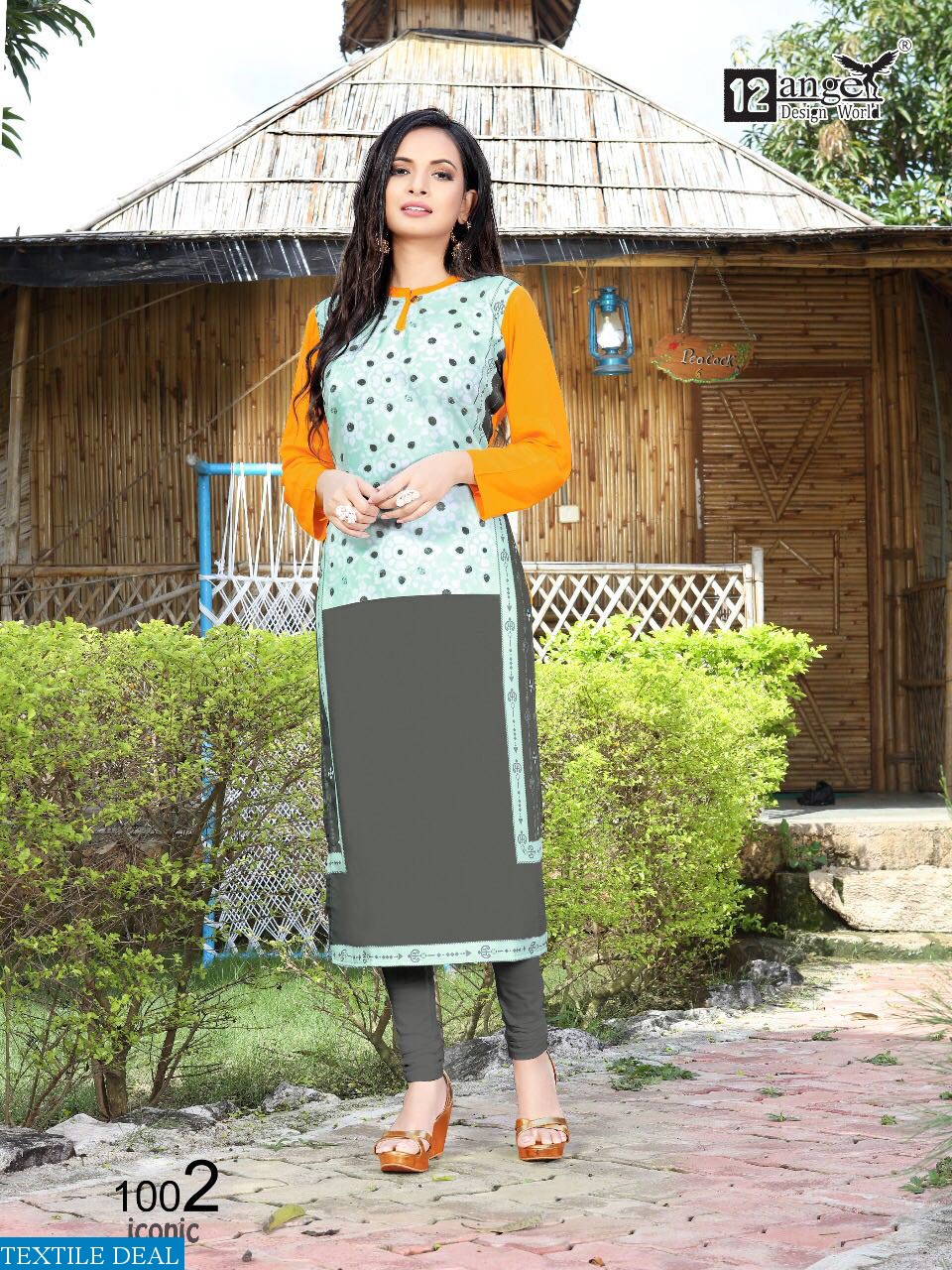 12 angel iconic Wholesale ready made long kurtis