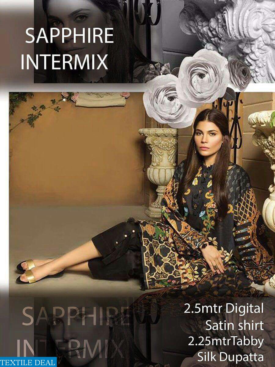 Sapphire intermix Wholesale pakistani concept shirt n Dupatta