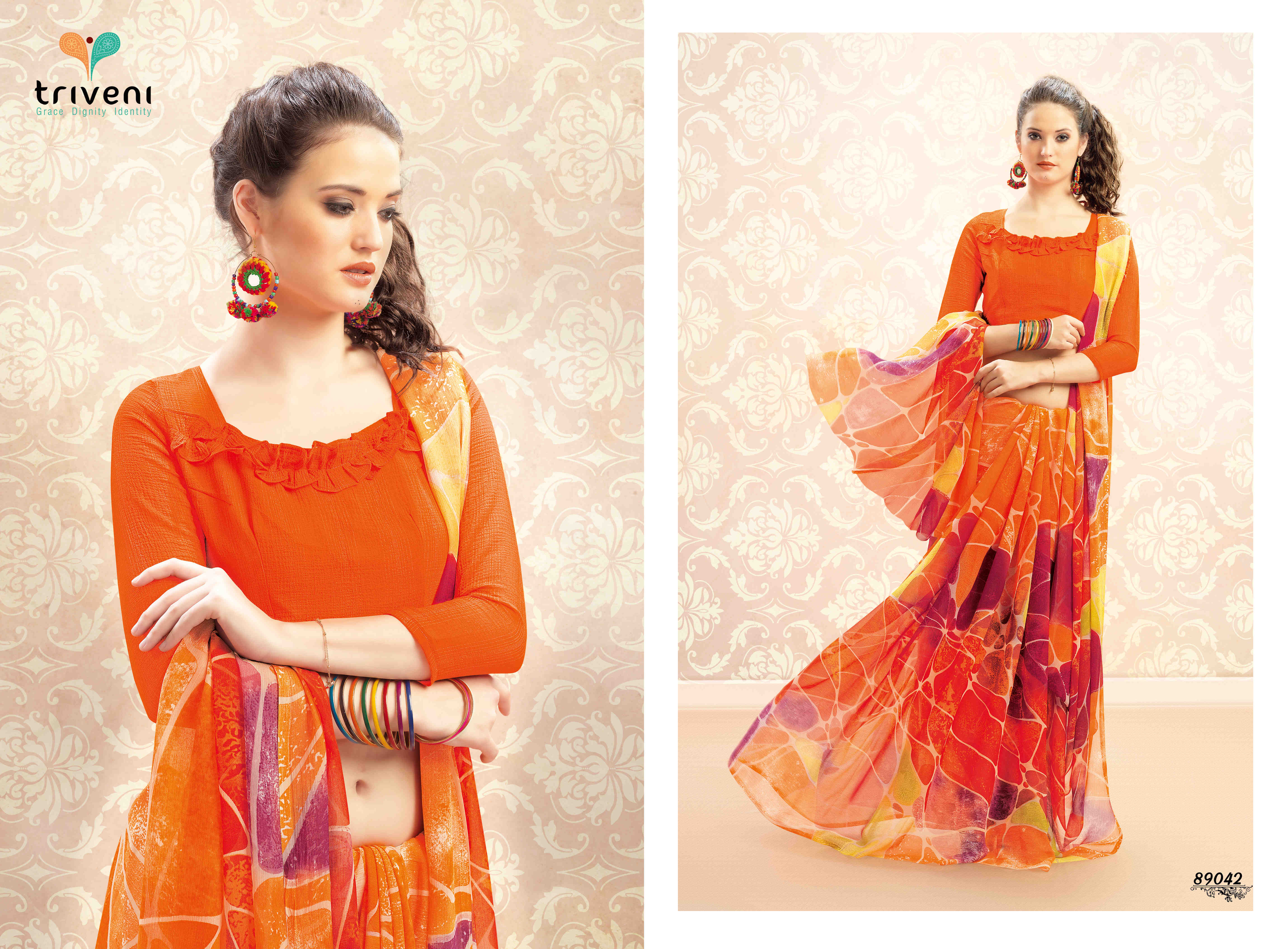 Triveni Peehu-7 Casual Wear Wholesale Saree collection