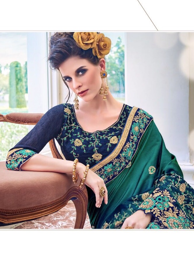 Kalista SHINE Heavy Work Wholesale Wedding Wear Saree 