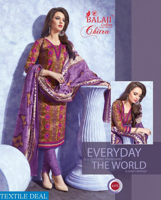 balaji chitra vol-17 Wholesale cotton printed Dress material