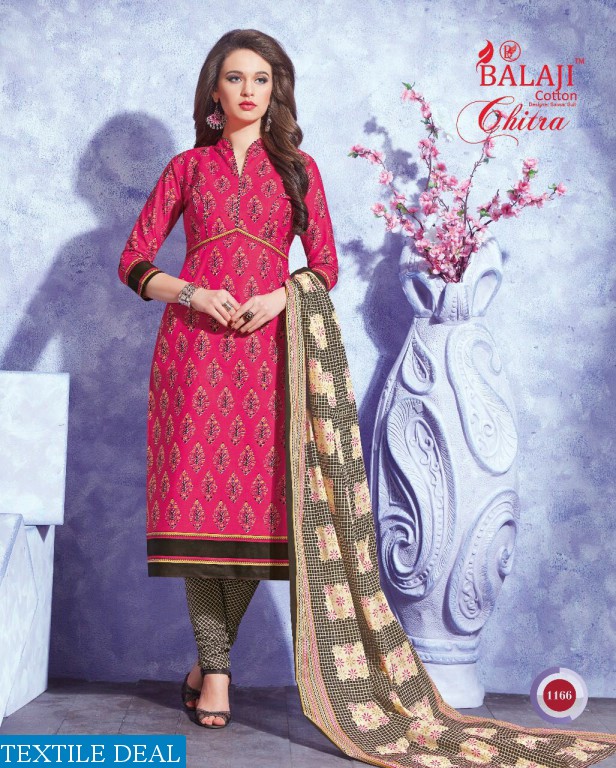 balaji chitra vol-17 Wholesale cotton printed Dress material