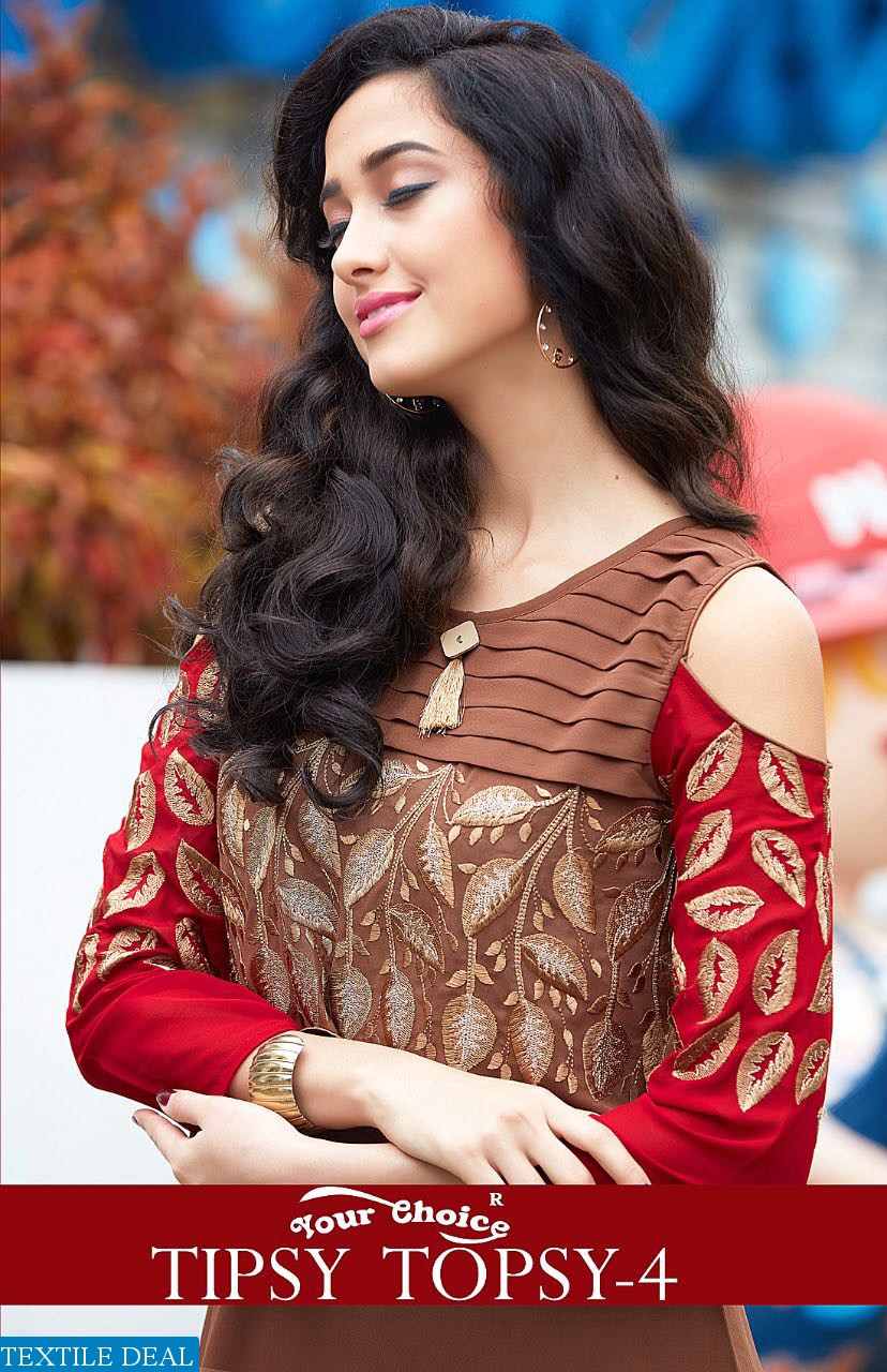 your choice Tipsy topsy vol-4 Wholesale Western Ready made Kurtis
