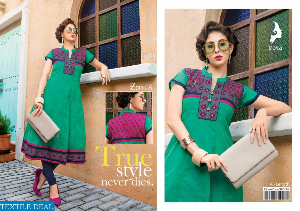 kaya zora vol-8 Wholesale ready made anarkali kurtis