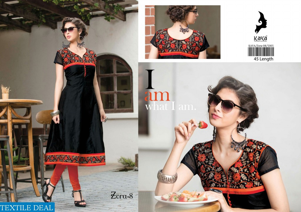 kaya zora vol-8 Wholesale ready made anarkali kurtis