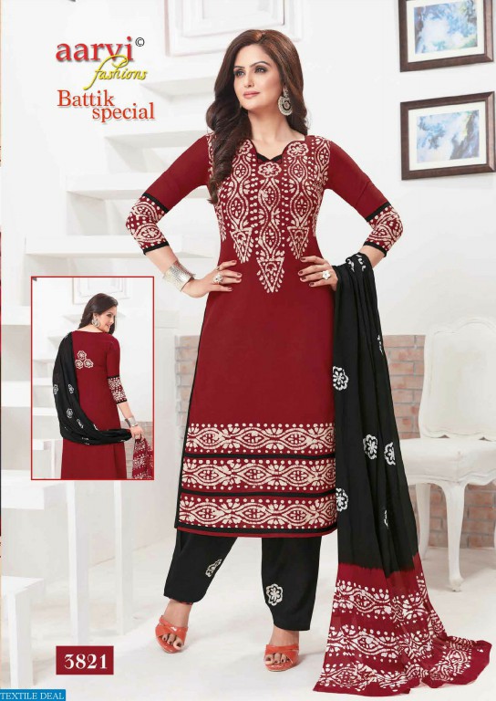 aarvi batik special Vol-6 Wholesale Dress material